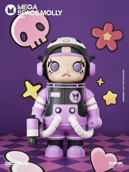 POPMART MEGA SPACE MOLLY 400% Sanrio Family Series Blind Box  Random