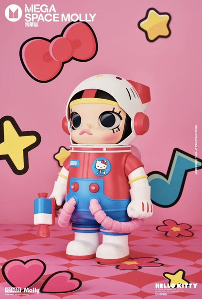 POPMART MEGA SPACE MOLLY 400% Sanrio Family Series Blind Box  Random