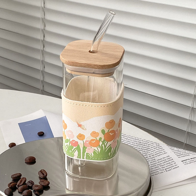 Women's Household Portable Straw Simple Large-capacity Water Cup
