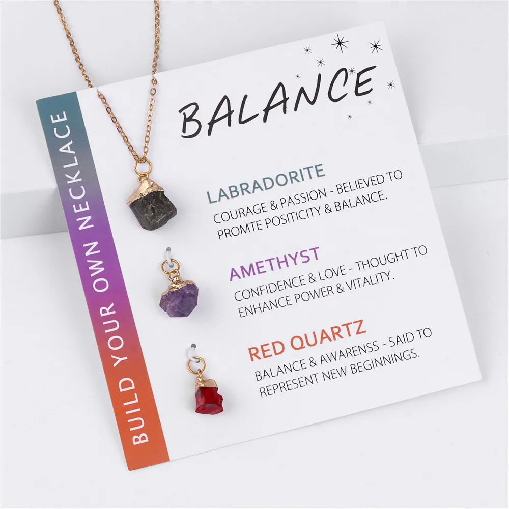 Elemental Harmony Necklace & Earrings Set