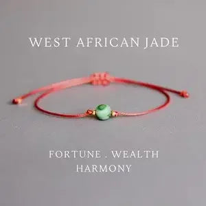 Vitality Flow – West African Jade Nephrite Lucky Bracelet