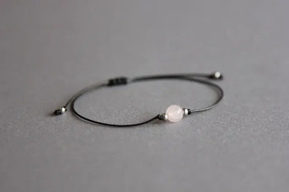 Rose quartz Harmony Stack Bracelet Retirement Gift