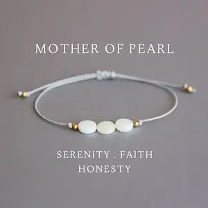 Serene Whispers Bracelet - Mother of Pear