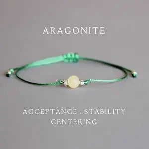 Solar Radiance – Aragonite Crystal Bracelet