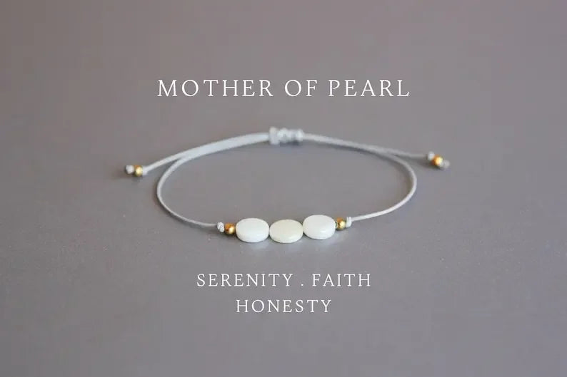 Serene Whispers Bracelet - Mother of Pear