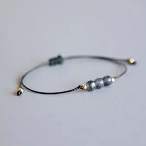 Serene Kindness Cordierite Bead Healing Bracelet