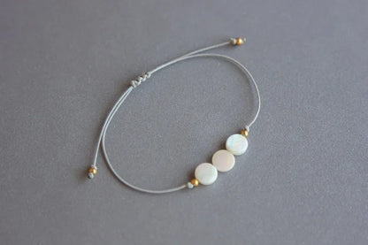 Serene Whispers Bracelet - Mother of Pear