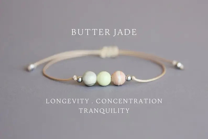 Butter Jade Crystal Bracelet Butter Nephrite Jadeite